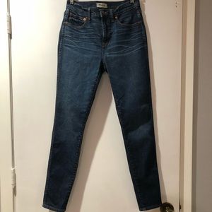 Madewell 9” high waisted skinny jeans 27